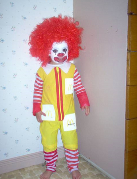 ronald mcdonald halloween scary